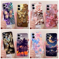 For Vivo Y05 Phone Case Y11d Cover Butterfly Printing Soft Silicone Proective Case for VivoY11d  Y 0