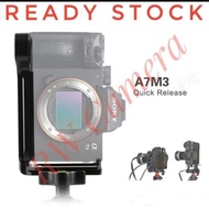 L Plate A73 Quick Release Plate Bracket A7iii A7Riii A7Siii Hand Grip Tripod Vertical Plate Grip Qui