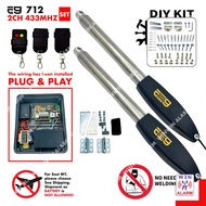 DIY KIT - E9 712  ( FULL SET ) Swing folding arm autogate system