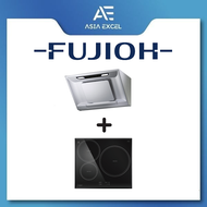 FUJIOH FR-SC2090R 90CM CHIMNEY HOOD + FUJIOH FH-ID5230 3 ZONE INDUCTION HOB