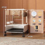 Tiger Skin Villa Dulan Storage Cabinet Splash-Proof Luxury New Model Household Large Cockatiel Budge