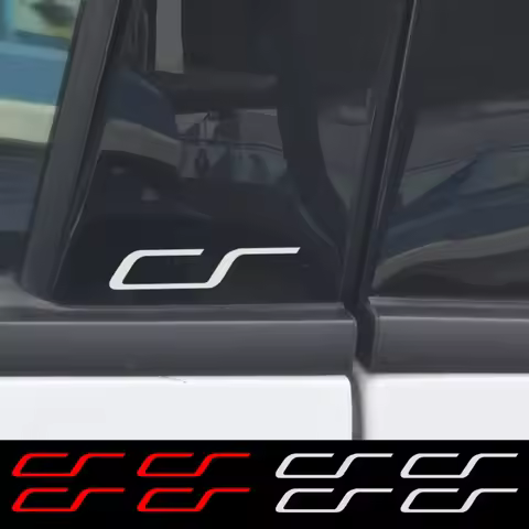 2Pcs,Car Sticker Decal Center pillar sticker For Volkswagen Clubsport CS GOLF7 GOLF8 MK7 MK8 Creativ