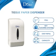 Duro Hygienic Bathroom Tissue Paper Dispenser 9005-T/W Toilet Paper Dispenser