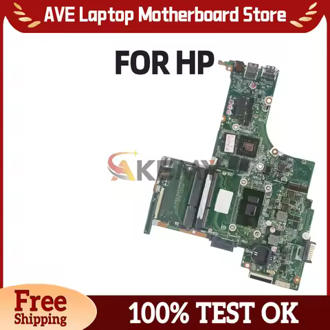 DAX1BMB1AF0 Motherboard For HP Pavilion 15-AB 15T-AB Laptop Mainboard I5-6200U I7-6500U V2G Fully Te