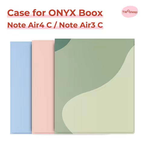 twosheep cover for ONYX Boox Note Air4c and Boox Note Air3c 10.3-inch E-reader case with intelligent