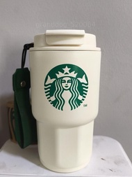 星巴克雙飲杯 送禮必選 316醫用級不鏽鋼保溫杯 便攜戶外保溫瓶 水杯水壺