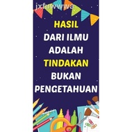 【hot】✽◘✙BANNER BUNTING HIASAN BILIK DARJAH KELAS / MUTIARA KATA SEKOLAH DAN KELAS