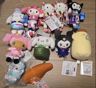 Sanrio 公仔  日本 Hello Kitty、My Melody、Cinnamoroll、Kuromi 和布丁狗 景品公仔