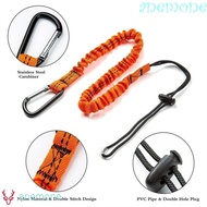 ANEMONE Tool Safety Rope, With Carabiner Hook Telescopic Safety Bungee Tether, Climbing Accessories 