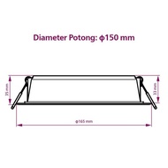 Philips Downlight 59467 Meson Box 150 17W 65K White