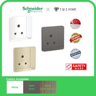 Schneider Electric AvatarOn- 15A 250V 1Gang 3 Round Pin Switched Socket