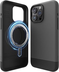 elago Compatible with iPhone 15 Pro Max Case, Magnetic Glide Case, Full Body Protective Cover, Shock