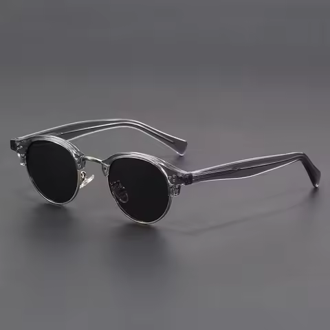 Retro Shades Polarized Fashion Glasses Men Women Brand Design Eye Shades Women Semi Rimless Classic 