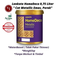 Cat Emas Cat Warna Emas LENKOTE HOMEDECO METALLIC PAINT CAT BESI BETON