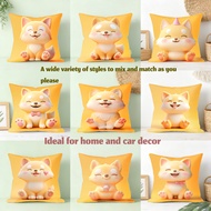 throw pillow case 18x18 16x16 20x20inches Cute Fox Pillow cushion