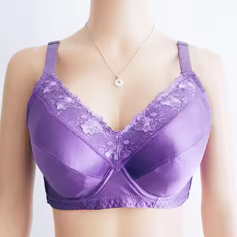 Seamless Womens Push Up Minimizer Bra Full Coverage Model Up Underwire Female Plus Size Lingerie 36 