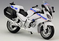 【Maisto精品車模】Yamaha FJR1300A 藍白色 山葉摩托車 重型機車模型 尺寸1/18