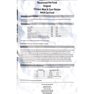 Blackwood Dry Cat Food 18.14kg Original Indoor Kitten Adult Makanan Kucing US