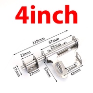 【Dikirim dlm 24jam】 Grendel Slot Pintu rumah kayu Grendel pintu gembok 4/6Inch Stainless Stanlis Anti Karat