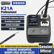 WEMON K21A T210 Soldering Station Adjustable from 100-480°C for Precision Electronic Welding and Rew
