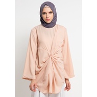 Hazelnut Indonesia - kiara Top -/ Blouse Top Wanita - Beige