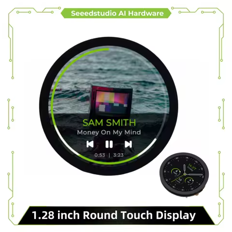 ESP32 S3 C3 Round Display for XIAO- 1.28 inch round touch screen, 240×240 , 65k colors, RTC, charge 