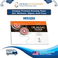 Campap Premium Drawing Paper 200gsm 20sheets A3