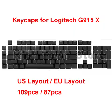 Replacement Tactile Switch Keycaps US layout / EU Layout for Logitech G915 X / G915 X TKL Mechanical
