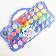 Giotto 36 Color Watercolor GIOTTO Bonus Brush 2 Pcs by Radhiant official
