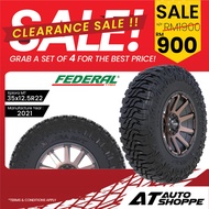 (Clearance Year 2021) Federal Xplora MT 22" 35 12.5 R22LT 4X4 4WD Tyre (1 Tire)