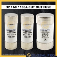 32/60/100 Amp Cut Out Fuse For TNB Meter Fuse Replacement READY STOCK MALAYSIA