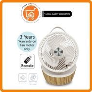 Mistral MHV1010DR DC Motor High Velocity Fan with Remote Control 9"