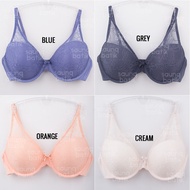 BH SIZE 75B-85C BRA C&a AMY THE DEMI BRA UNDERWEAR BRUKAT WOMEN'S UNDERWEAR PREMIUM BRANDED BRA