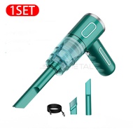 SEAMETAL 29000Pa Wireless Car Vacuum Cleaner Rechargeable Mini Vaccuum Cleaner for Car/Home 120W Han