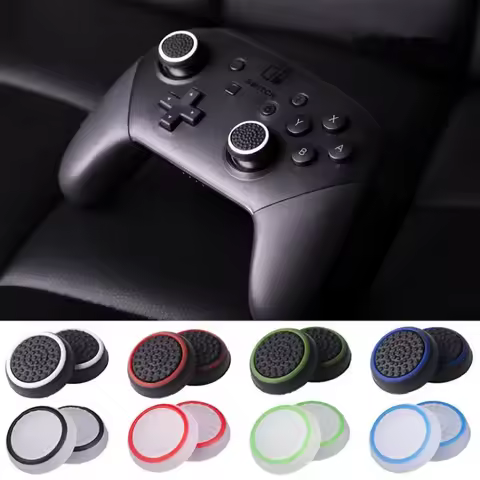 Piece Joystick Soft Silicone Thumbstick Grips For DualSense Dualshock 4 5 PS5 For Switch Game Access