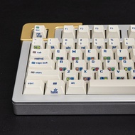 keycaps keycap Mint Candy 153-Key C64R2 Side Engraving Large Full Set PBT Sublimation Original Facto