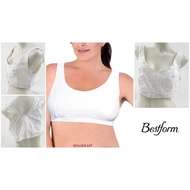 Women's Underwire Bra Full Cup Plain Pattern BESTFORM Underwear BF618WHT