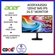 EDGE | Acer KA252Q 120Hz 1ms IPS 24.5” Monitor