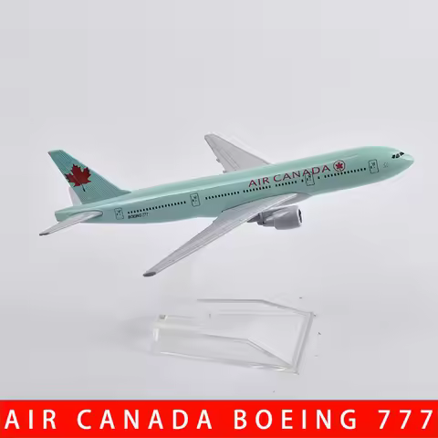 JASON TUTU Air Canada Boeing 777 1/400 Scale Diecast Metal Aircraft Model 16CM Miniature Authentic C