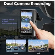 2020 newest 3" MINI Dash Cam 1080P+720P HD camera Touch Screen Car DVR Video