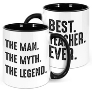 Hadiah Penghargaan Krismas untuk Guru Lelaki, Mug 11oz, Hadiah untuk Guru Lelaki, Hadiah Terbaik unt