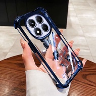 YBD Phone Case For Redmi Note 15 Pro+ Note 14 Pro Plus Xiaomi POCO X7 POCO M8 Pro Vines Flowers Butt