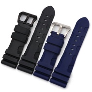 2023 New♣♣♣ Rubber silicone watch strap is suitable for Panerai lightning fat sea pam441 watch chain 359 pin buckle male 22 26mm