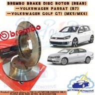 BREMBO VOLKSWAGEN PASSAT B7 1.8 / Golf GTI (MK5/MK6) / TIGUAN / SHARAN (282mm Dia) BRAKE DISC ROTOR 