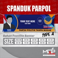 Banner 9X1 BANNER PARPOL POLITICAL PARTY KAMPANYE NASDEM ELECTION MDPRINTSTORE