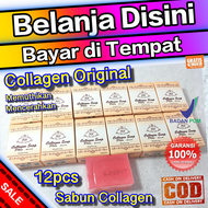 Bayar di Tempat Original 100% 12pcs / 1 Lusin Sabun Collagen 701 Pink BPOM Colagen Soap Plus Vit C &