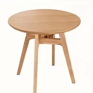 Japanese Style Unique Style B & B Living Room Log Color Round Korean B & B Table Coffee Round Table 