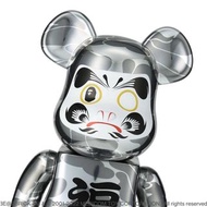 Bearbrick A BATHING APE BAPE BE@RBRICK DARUMA 1000% 初代 銀色電鍍達摩