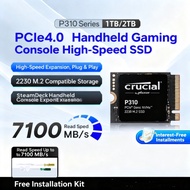 Crucial P310 2230 2280 SSD 500G/1T/2T pcle 4.0 nvme M.2 Steam Deck game handheld expansion 4T