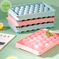 strongaroetrtn 1/2Pcs 33 Grids Plastics Ice Grid Ball Ice Cube Mold With Cover Ice Storage Box Easy To Demould Bar Home Party Kitchen Tools sg